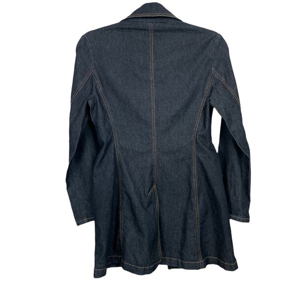 Bisou Bisou Michele Bohbot Denim Hook Eye Closure Jack Size Small Petite - Picture 6 of 14